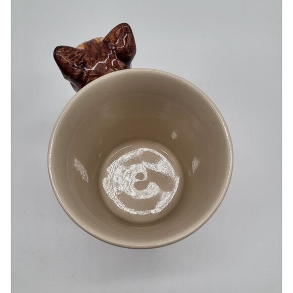 Orange Tabby Cat Coffee Tea Mug Thailand Toothbrush Holder, Pencil Cup Novelty - Picture 5 of 9